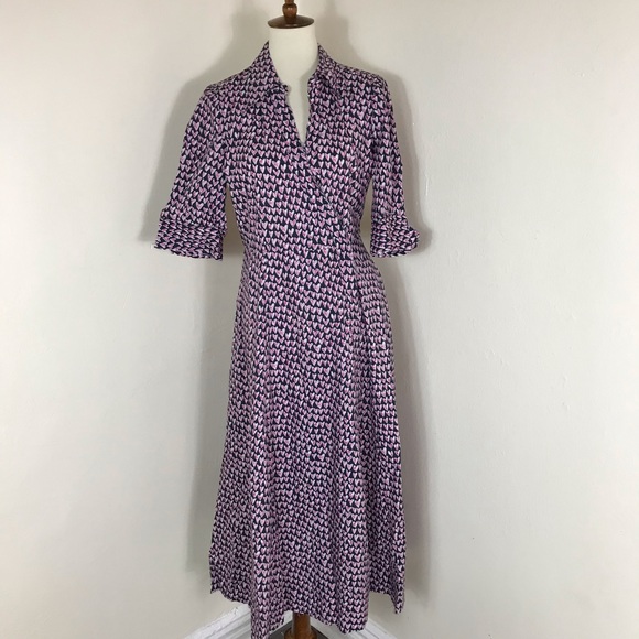 Barney’s heart print wrap dress - Picture 3 of 11